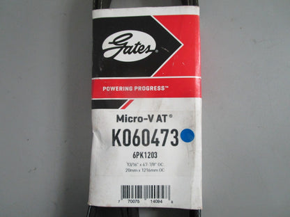NEW K060473 Gates Micro-V Serpentine Belt 0820