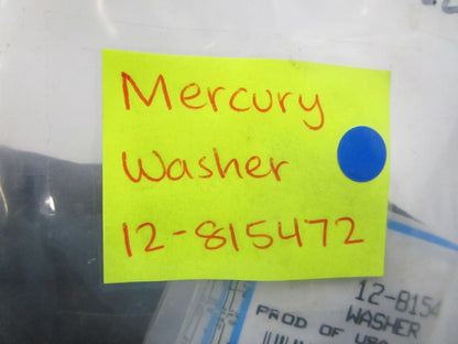 NEW OEM (LOT OF 2) 12-815472 Mercury Quicksilver Washer 0810