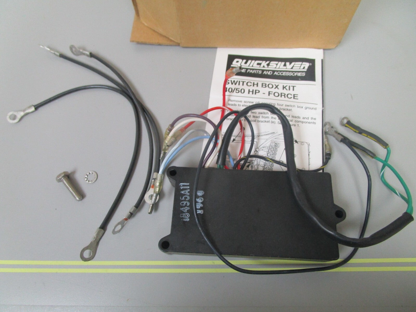 *NEW OEM* 0720 Mercury Quicksilver Force 40 50 Switch Box Kit 18495A13 18495A11