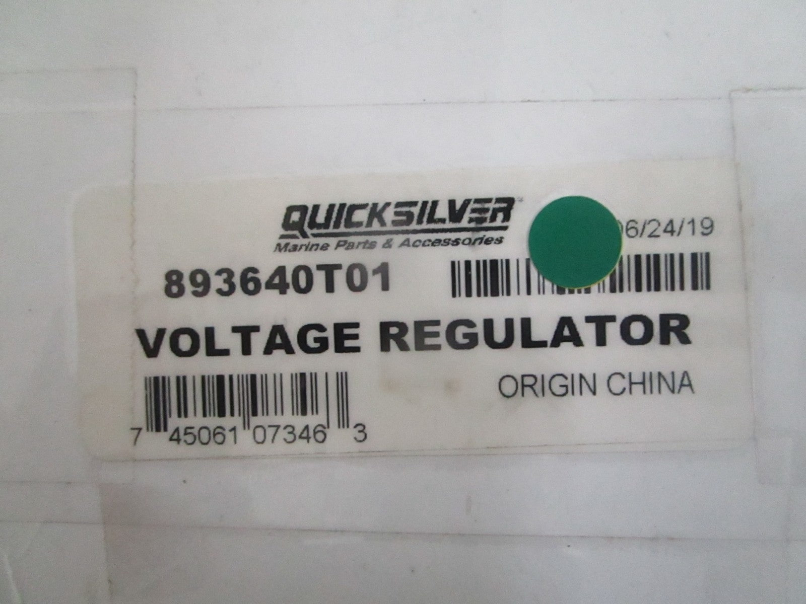 Mercury Quicksilver 893640T01 Voltage Regulator 30-60HP 4-Stroke NEW OEM 0820