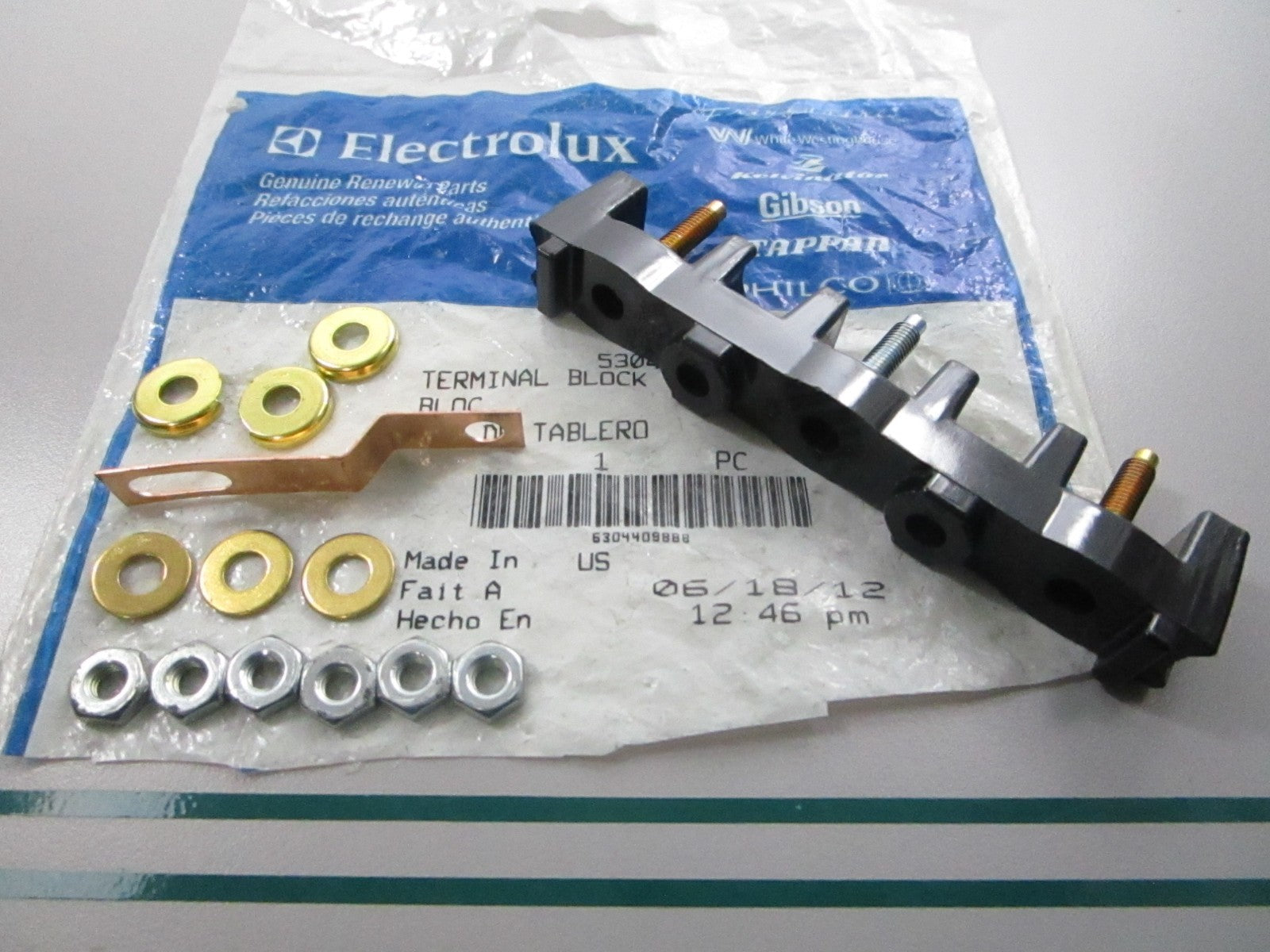 NEW OEM 5304409888 Electrolux Terminal Block 0810