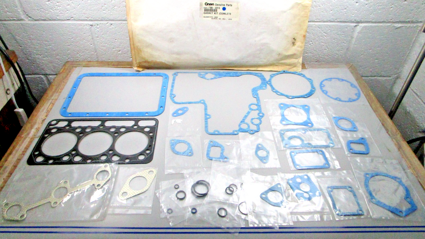 NEW OEM Onan 185-2313 Gasket Set 0720