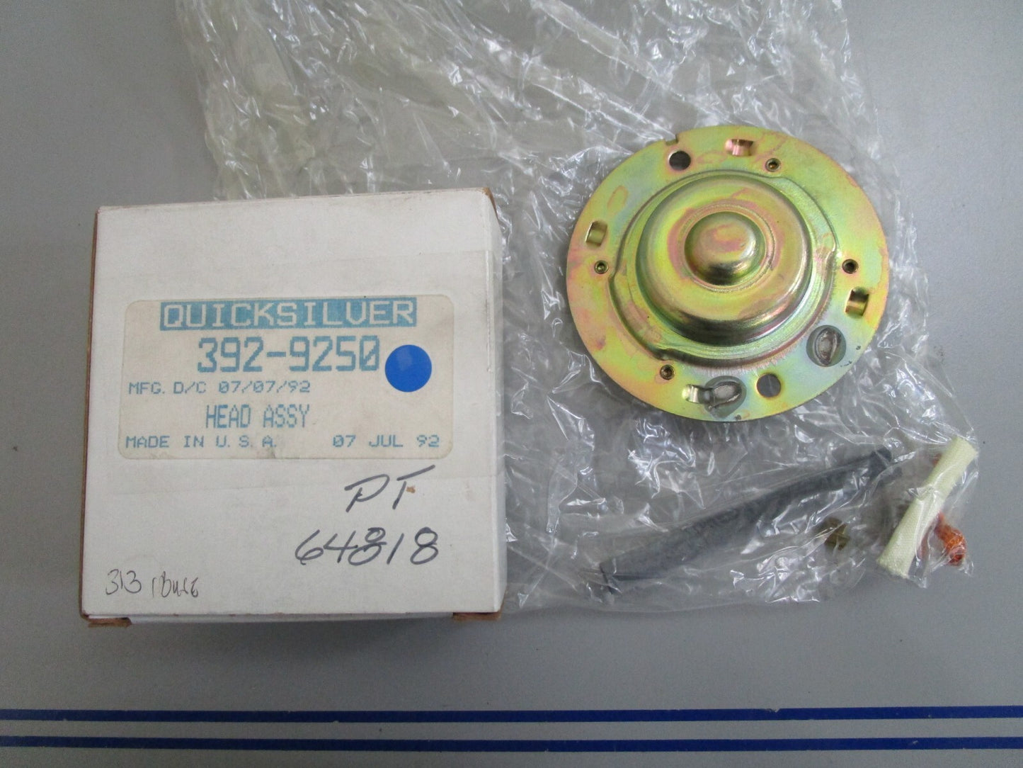 *NEW OEM* 0820 Mercury Quicksilver Head Assy 392-9250