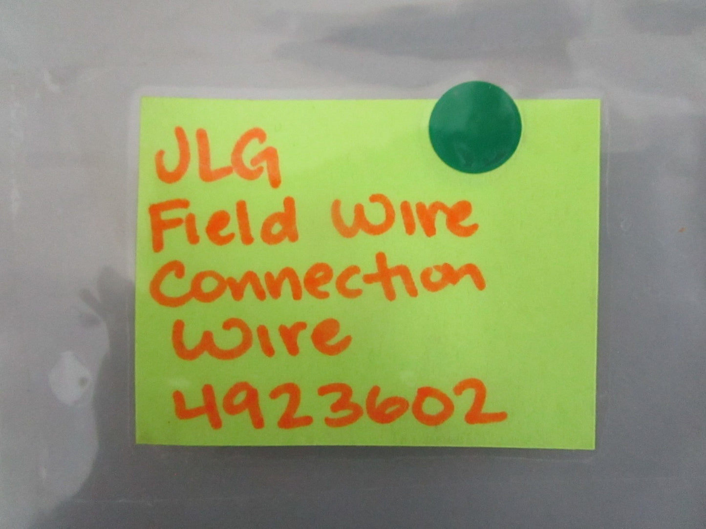 NEW OEM 4923602 JLG Fiel Connection Wire 0820