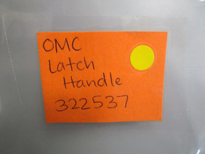 *NEW OEM* 0750 OMC Johnson Evinrude LATCH HANDLE 322537 0322537