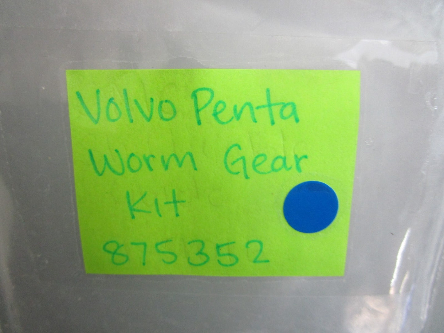 *NEW OEM* 0820 Volvo Penta Worm Gear Kit 875352