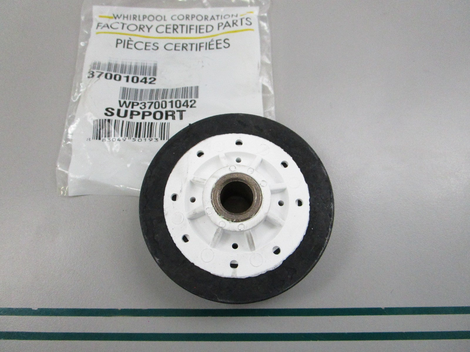 NEW OEM WP37001042 Whirlpool Dryer Drum Roller 0810