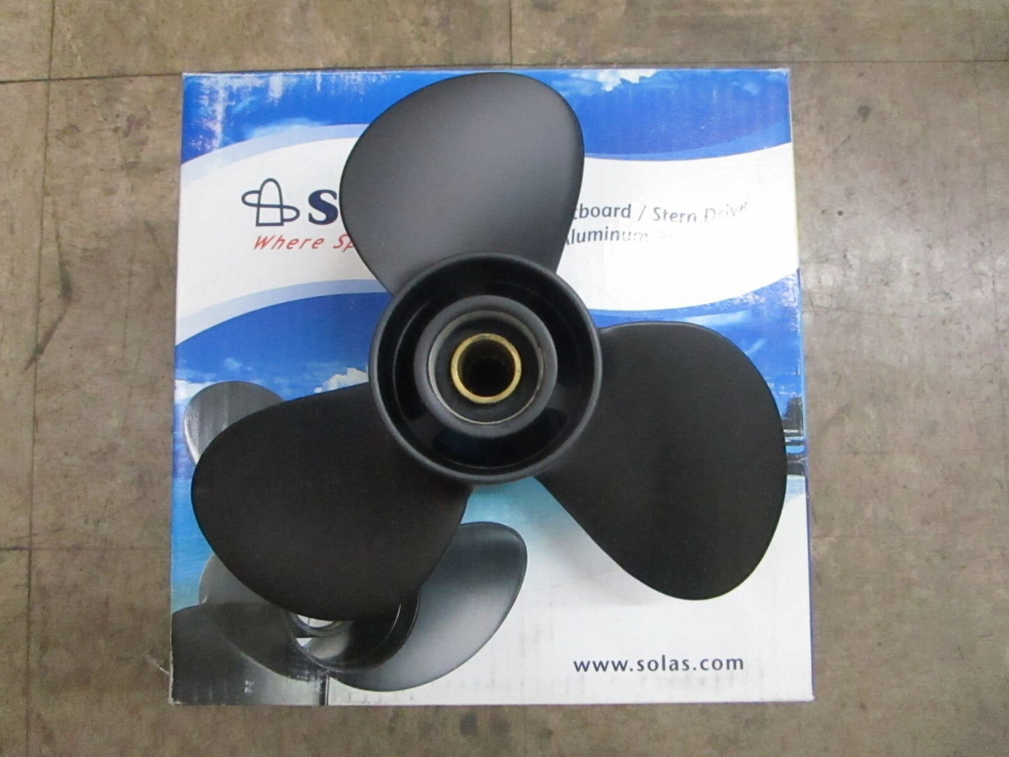 *NEW* 0820 Solas Amita 3 (9.9-15HP) OA3×9.25×10RB Propeller 2111-093-10