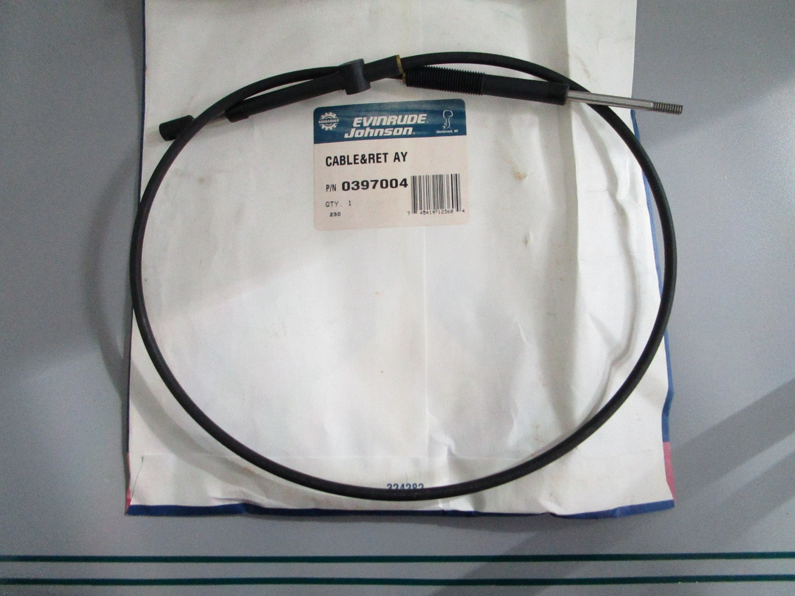 NEW OEM 397004 0397004 OMC Johnson Evinrude Throttle Cable Assy 0820