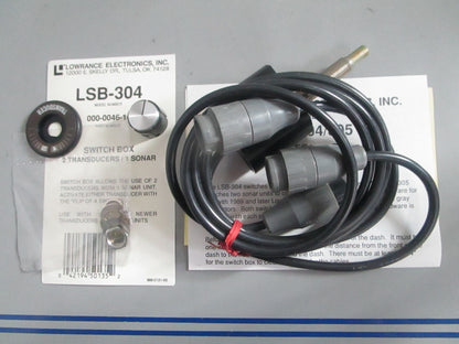 NEW OEM LSB-304 000-0046-14 Lowrance Transducer & Sonar Kit 0820