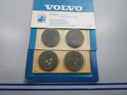 NEW OEM (LOT OF 4) 463551 Volvo Penta 3.55mm Adjusting Washer 0810