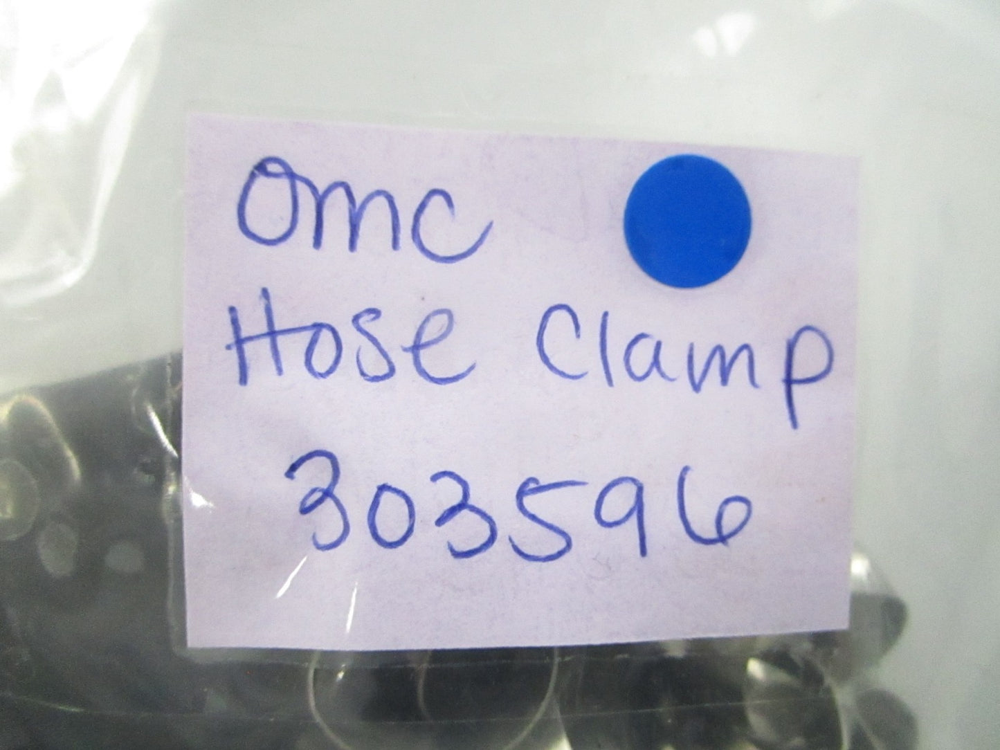 NEW OEM (LOT OF 2) 303596 0303596 OMC Johnson Evinrude Hose Clamp 0810