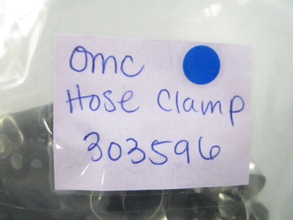 NEW OEM (LOT OF 2) 303596 0303596 OMC Johnson Evinrude Hose Clamp 0810