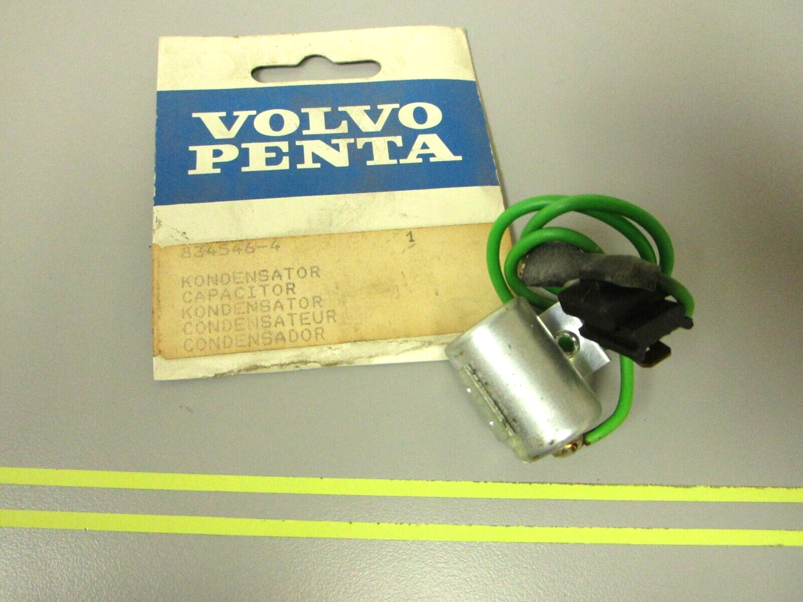 *NEW OEM* 0750 Volvo Penta CAPACITOR 834546