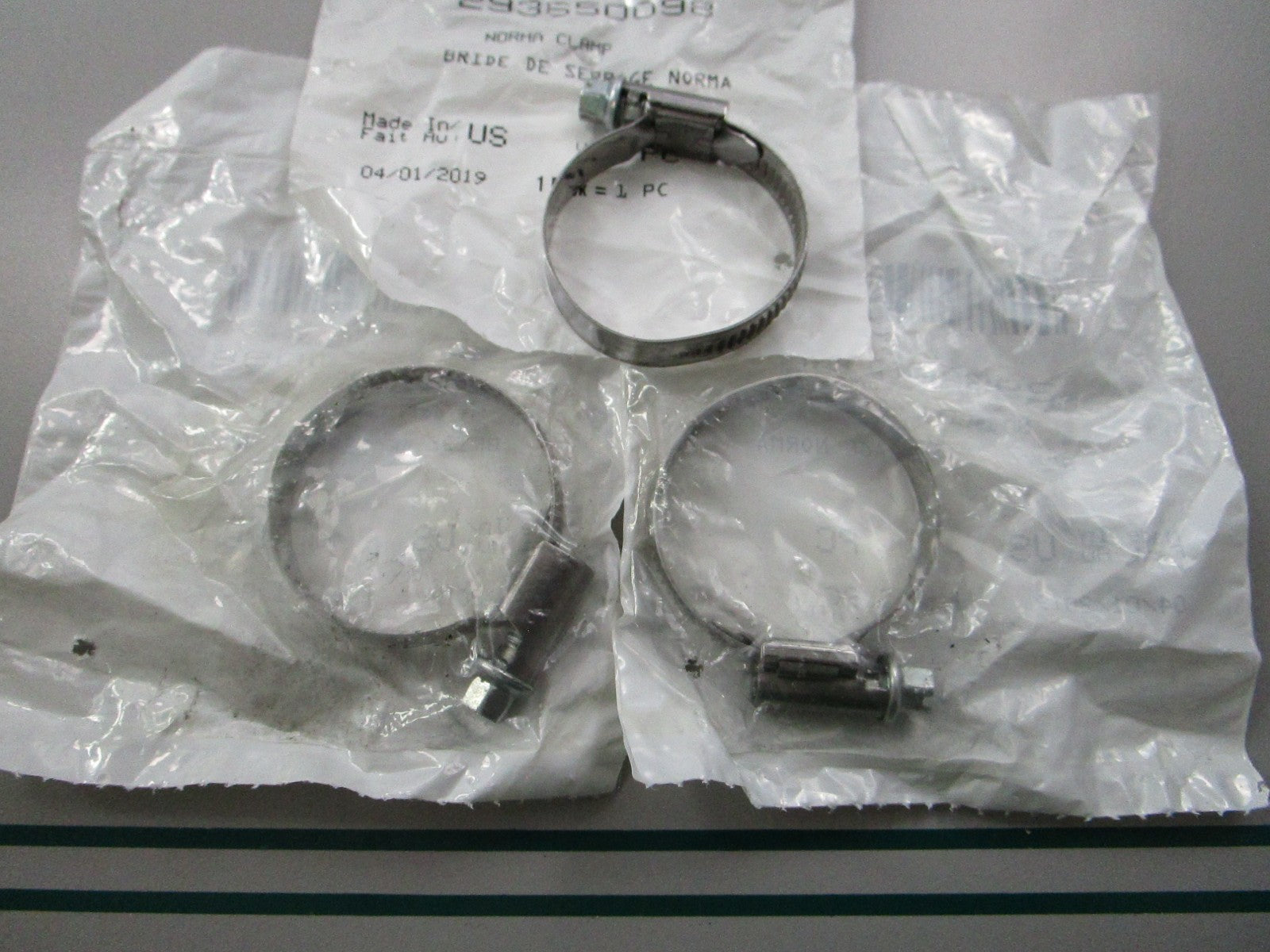 NEW OEM (LOT OF 3) 293650098 Can-Am Clamp 0810