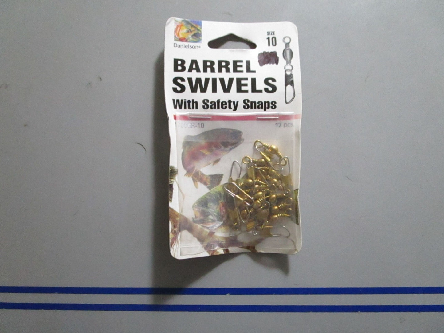 *NEW* 0770 Danielson Size 10 Barrel Swivels W/ Safety Shaps 1700GR-10