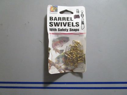 *NEW* 0770 Danielson Size 10 Barrel Swivels W/ Safety Shaps 1700GR-10