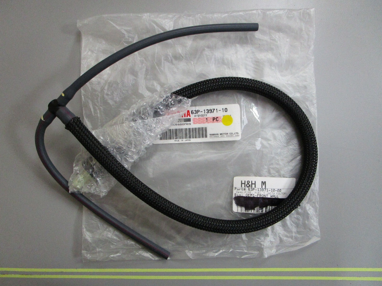 *NEW OEM* 0820 Yamaha Fuel Pipe 1 (w/ Filter) 63P-13971-10-00