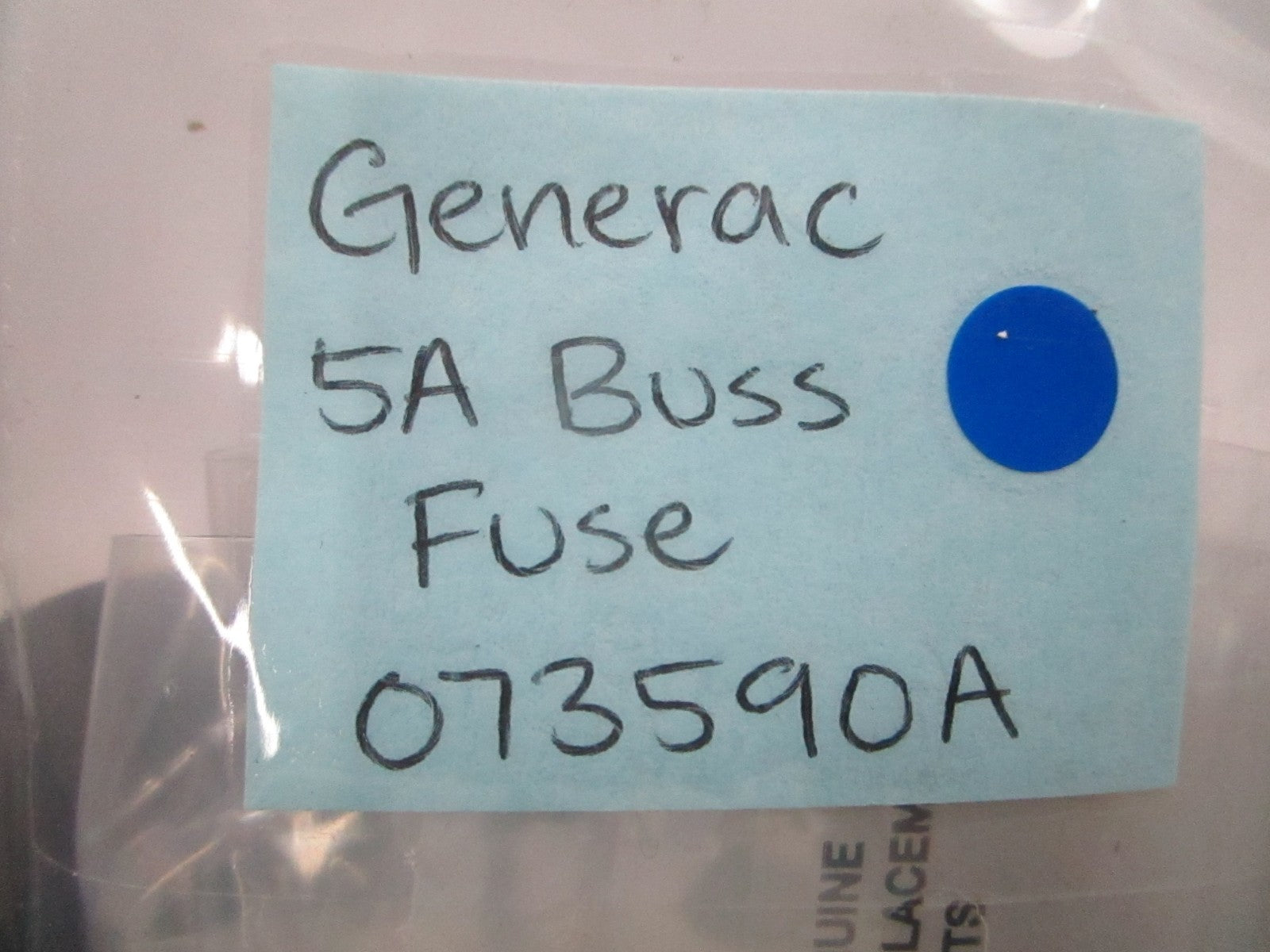 *NEW OEM* (LOT OF 3) 0810 Generac 5A Buss Fuse 073590A