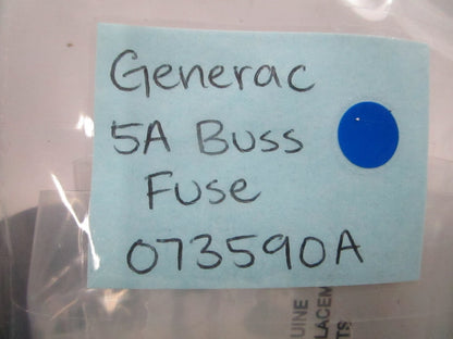 *NEW OEM* (LOT OF 3) 0810 Generac 5A Buss Fuse 073590A