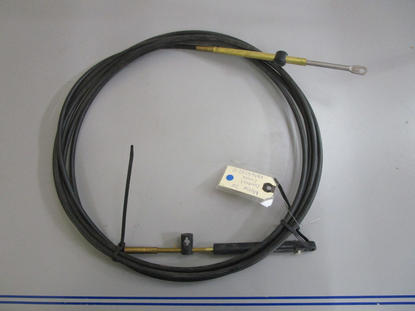 *NEW* 0820 Morse 20' "Red Jaket" Control Cable KM63732-0