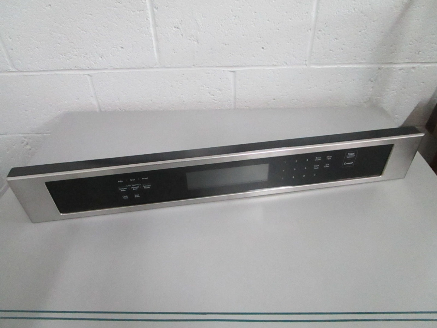 Whirlpool W11093241 NEW OEM Wall Oven Range Control Panel Stainless Steel 0820
