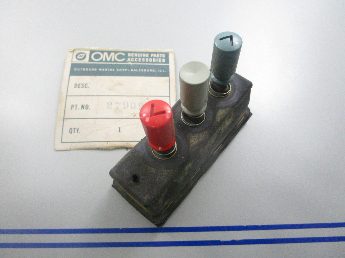 *NEW OEM* 0810 OMC Johnson Evinrude Selector Switch Assembly 279091 0279091