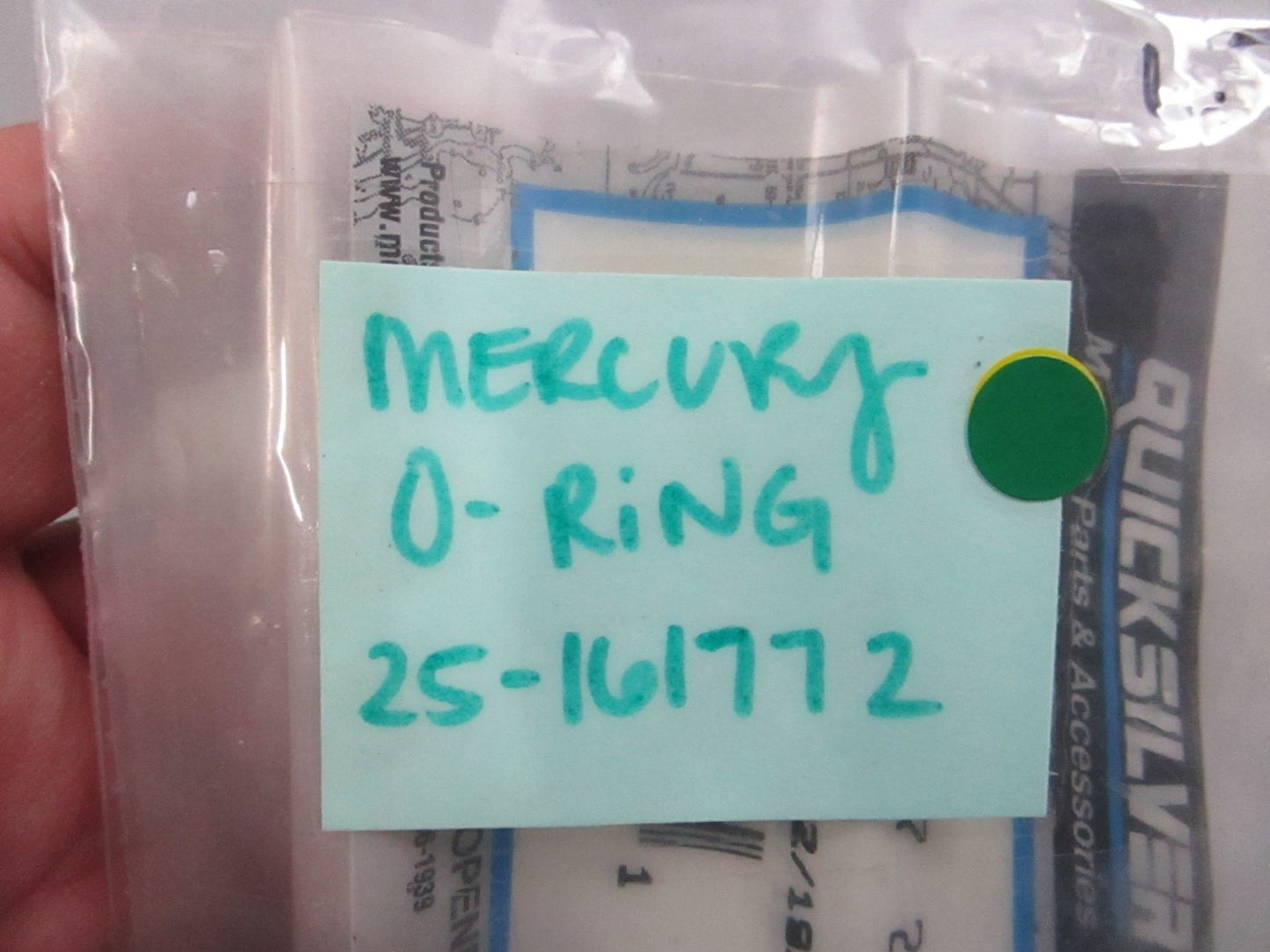 NEW OEM (LOT OF 2) 25-161772 Mercury Quicksilver O-Ring 0810