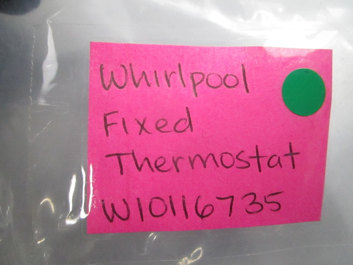 NEW OEM W10116735 Whirlpool Fixed Thermostat 0810