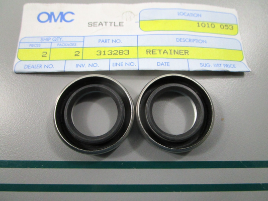 NEW OEM (LOT OF 2) 313283 0313283 OMC Johnson Evinrude Retainer 0810