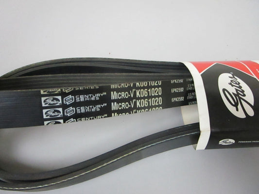 NEW K061020 Gates Micro-V 13/16" x 102 ⅚" Serpentine Belt 0720
