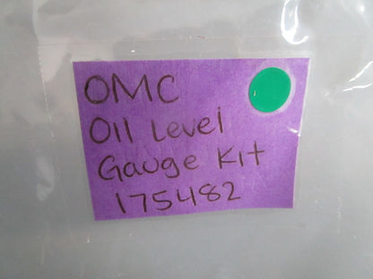 NEW OEM 175482 0175482 OMC Johnson Evinrude Oil Level Gauge Kit 0820