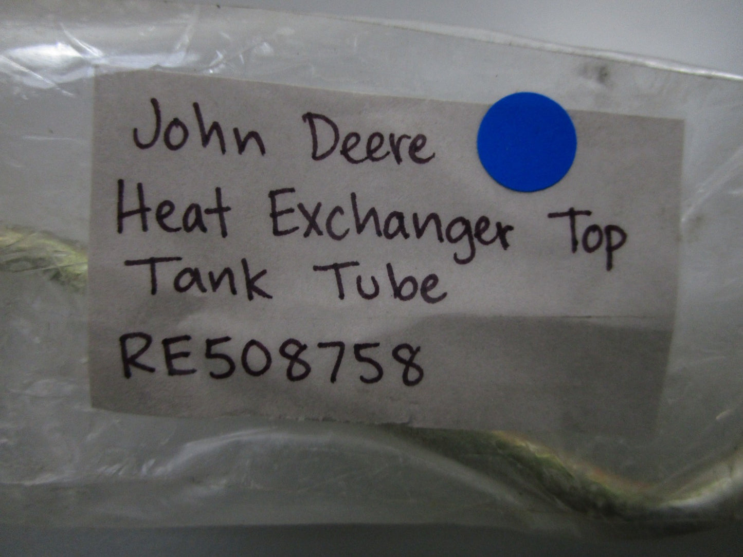 *NEW OEM* 0720 John Deere Heat Exchange Top Tank Tube RE508758