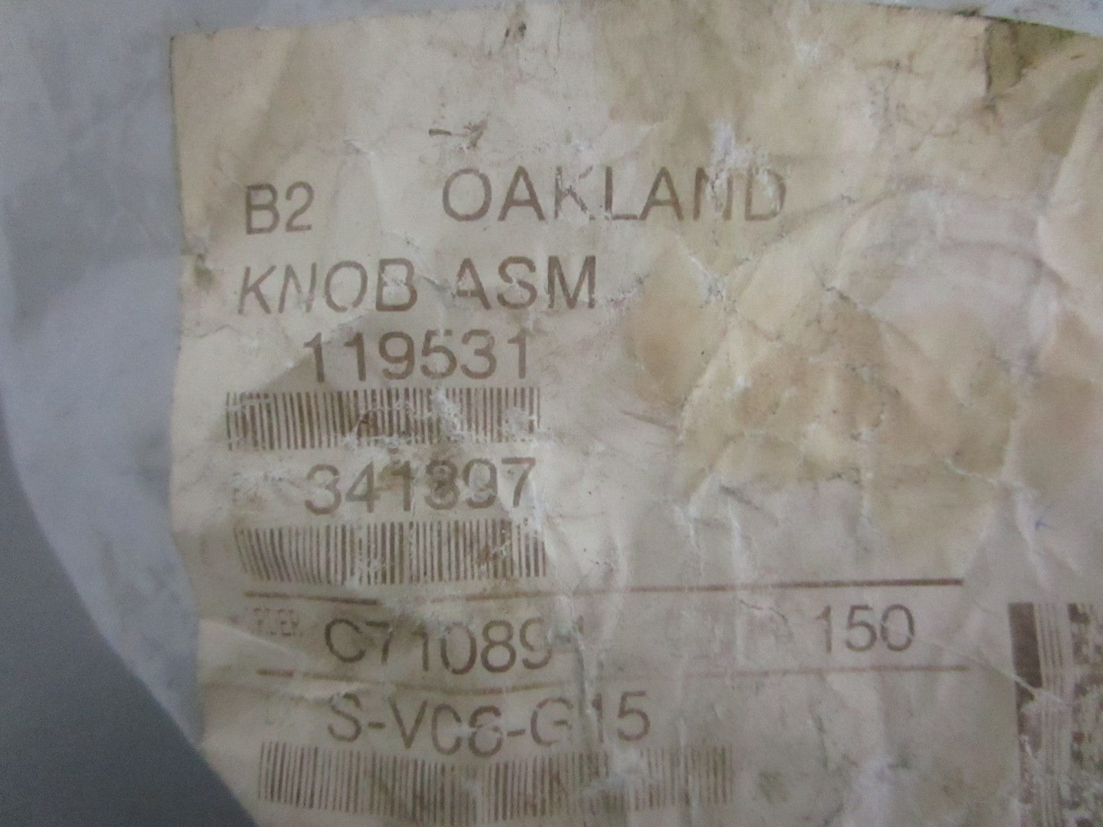 NEW OEM 119531 Crown Knob Assy 0820