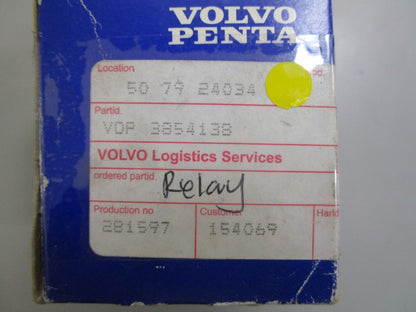 *NEW OEM* 0810 Volvo Penta Relay 3854138