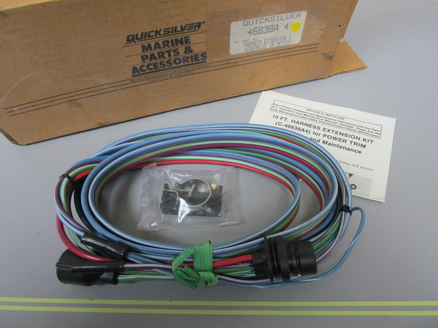*NEW OEM* 0810 Mercury Quicksilver Harness Extension 46838A4