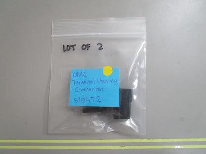 *NEW OEM* (LOT OF 2) 0810 OMC Johnson Evinrude Terminal Housing Connector 510472
