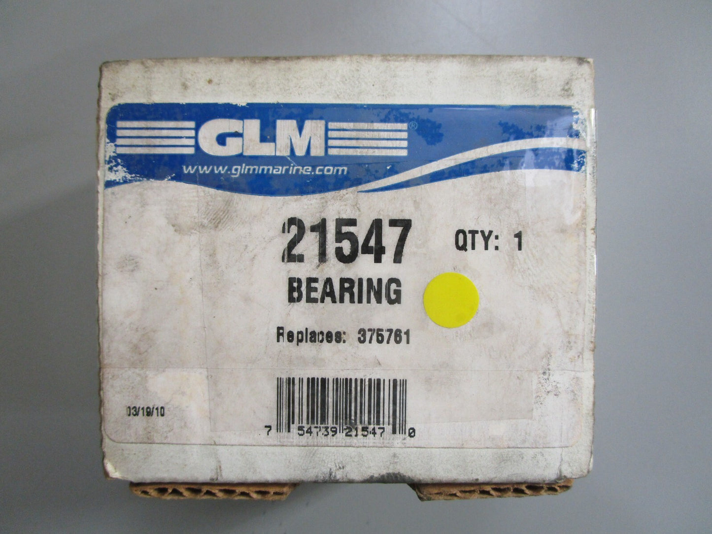 *NEW* 0820 GLM Marine Bearing 21547 Replaces: 375761