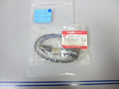 *NEW OEM* 0720 Suzuki 8hp 9.9hp 1988 - 1997 Oil Level Sensor 34860-92D10