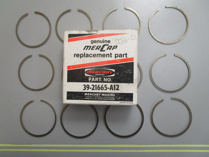 *NEW OEM* 0820 Mercury Quicksilver 12 Piston Ring Set 39-21665-A12 39-21665A12