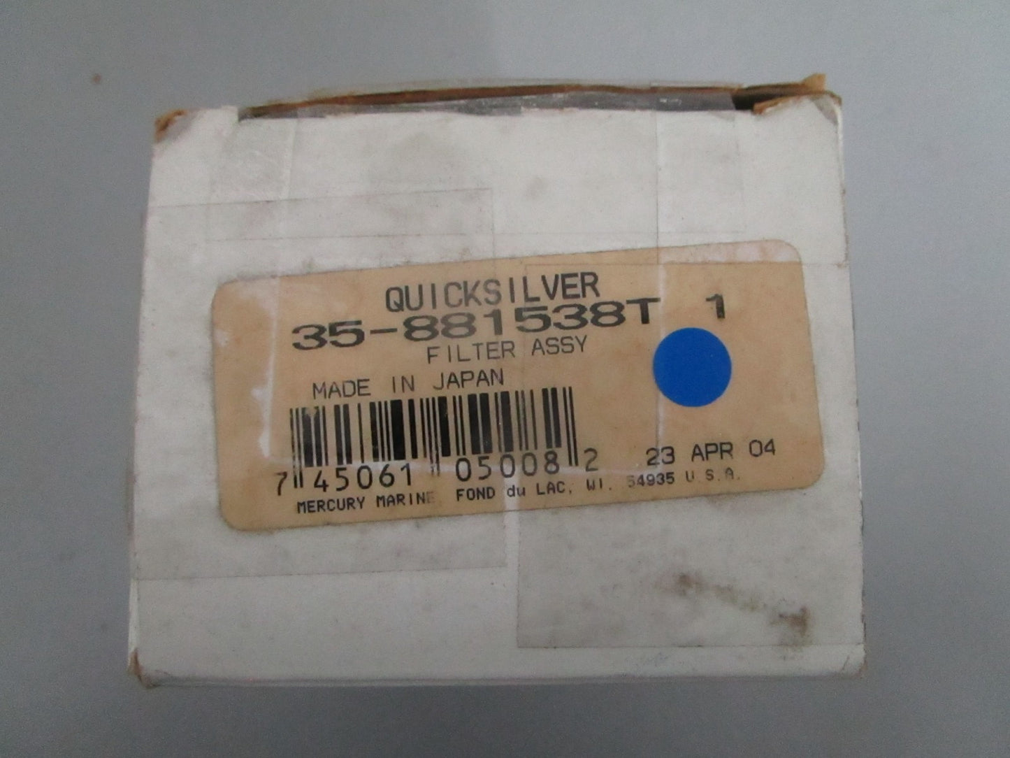 NEW OEM 35-881538T1 Mercury Quicksilver Filter Assy 0820