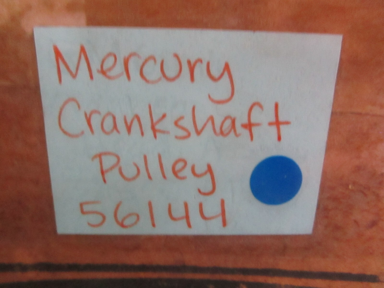 *NEW OEM* 0820 Mercury Quicksilver Crankshaft Pulley 56144