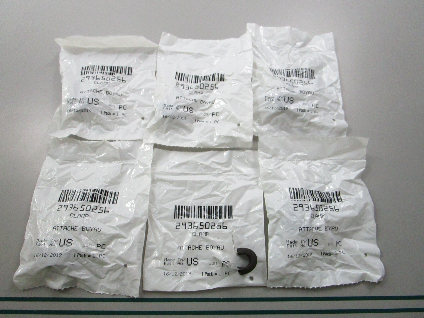 NEW OEM (LOT OF 6) 293650256 Can-Am Clamp 0810