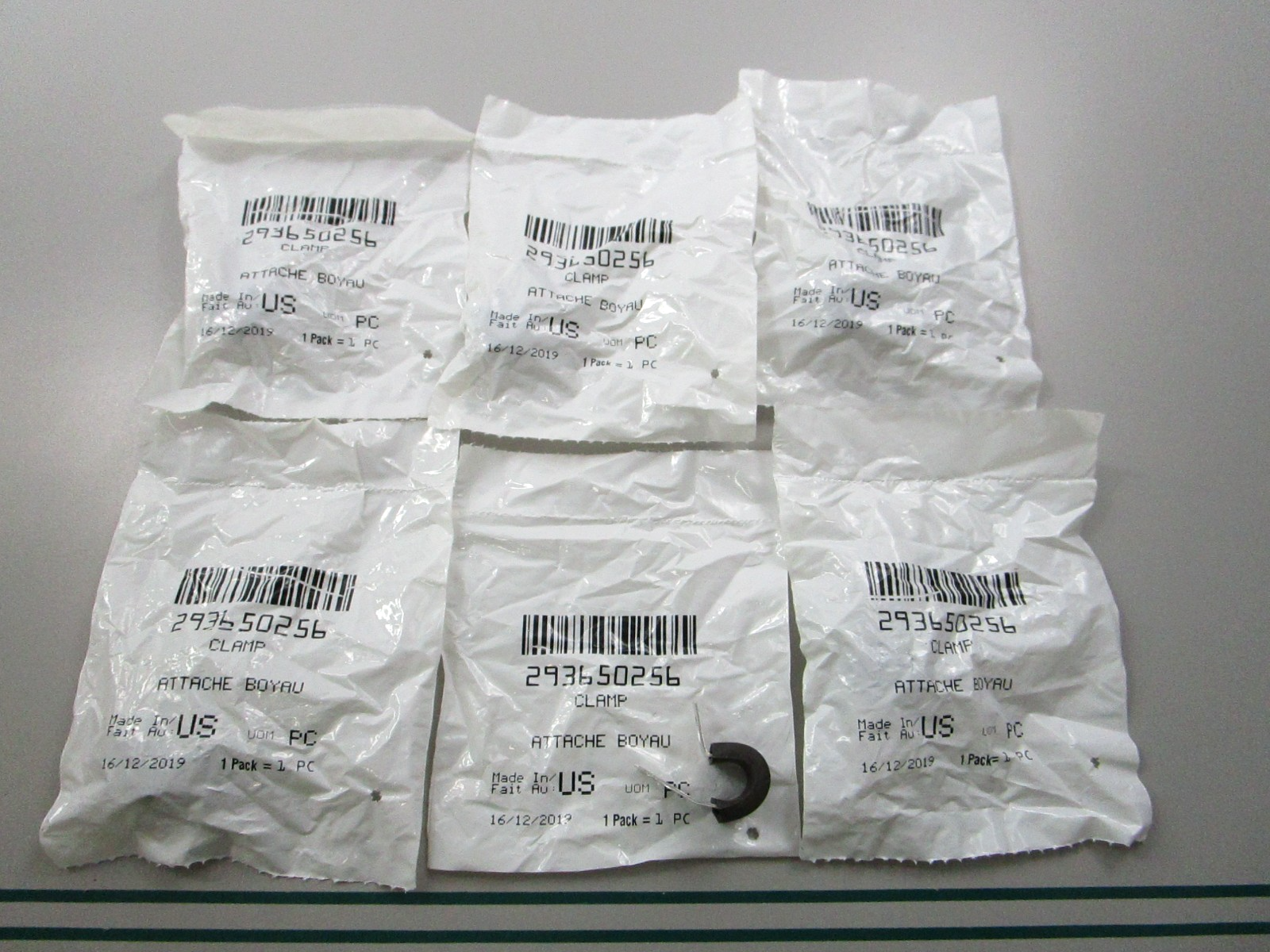 NEW OEM (LOT OF 6) 293650256 Can-Am Clamp 0810