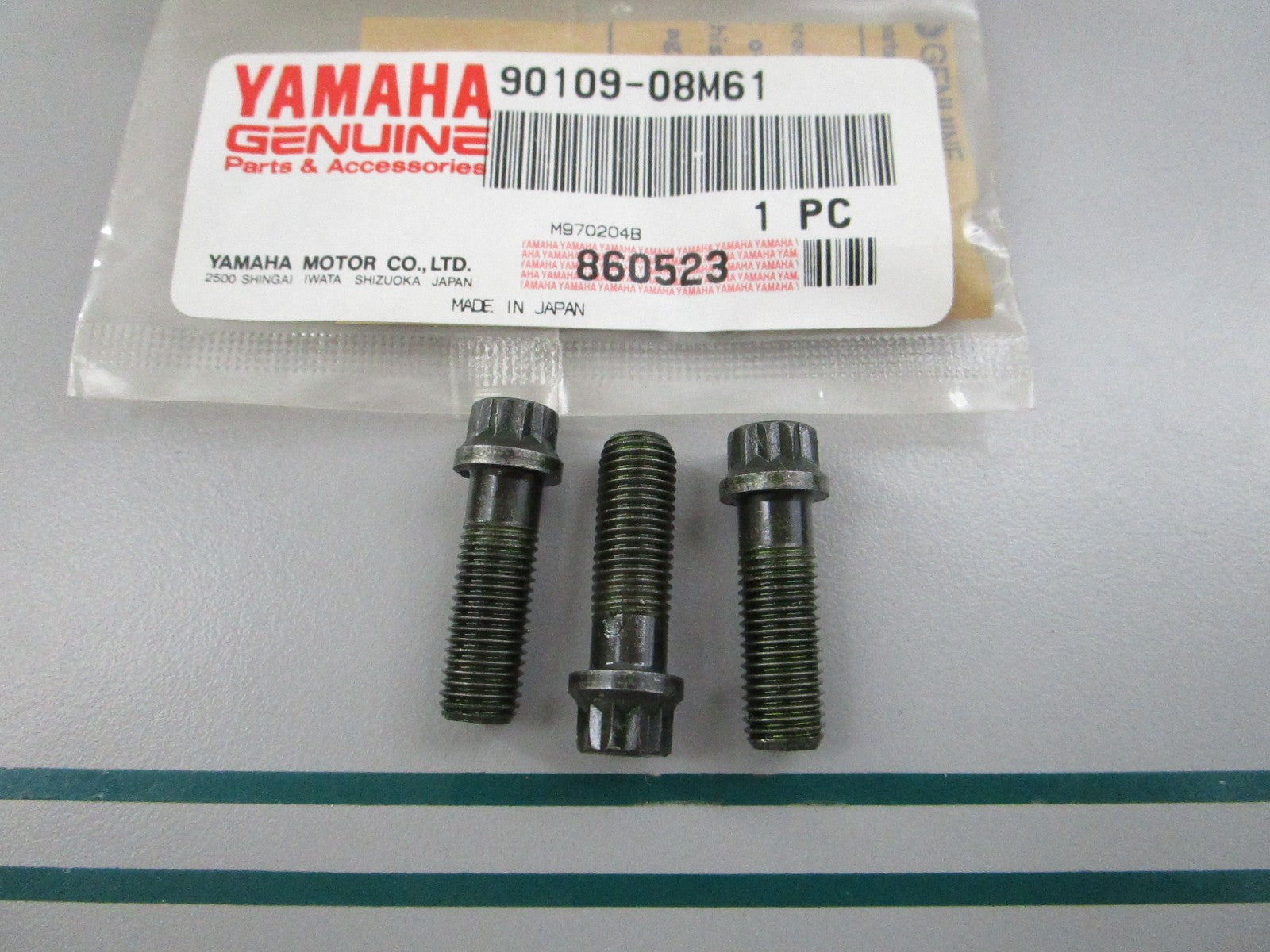 NEW OEM (LOT OF 3) 90109-08M61-00 Yamaha Bolt 0810