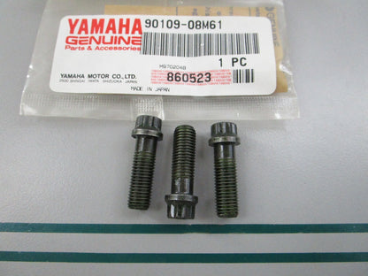 NEW OEM (LOT OF 3) 90109-08M61-00 Yamaha Bolt 0810