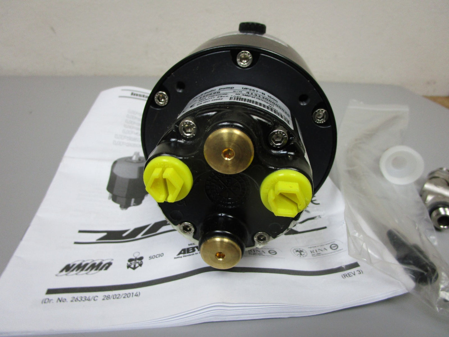 *NEW OEM* 0720 UFlex Mercury Tilt Mount Helm Hydraulic Pump UP25T-N 1500