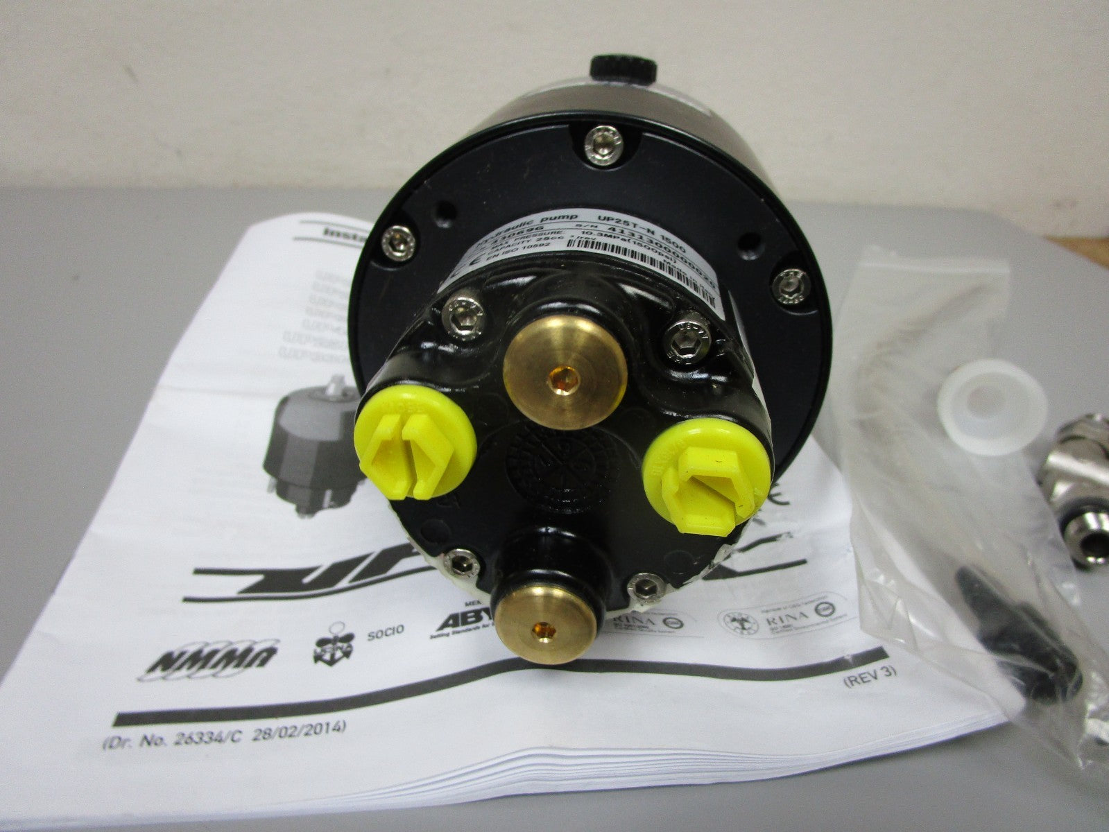 *NEW OEM* 0720 UFlex Mercury Tilt Mount Helm Hydraulic Pump UP25T-N 1500