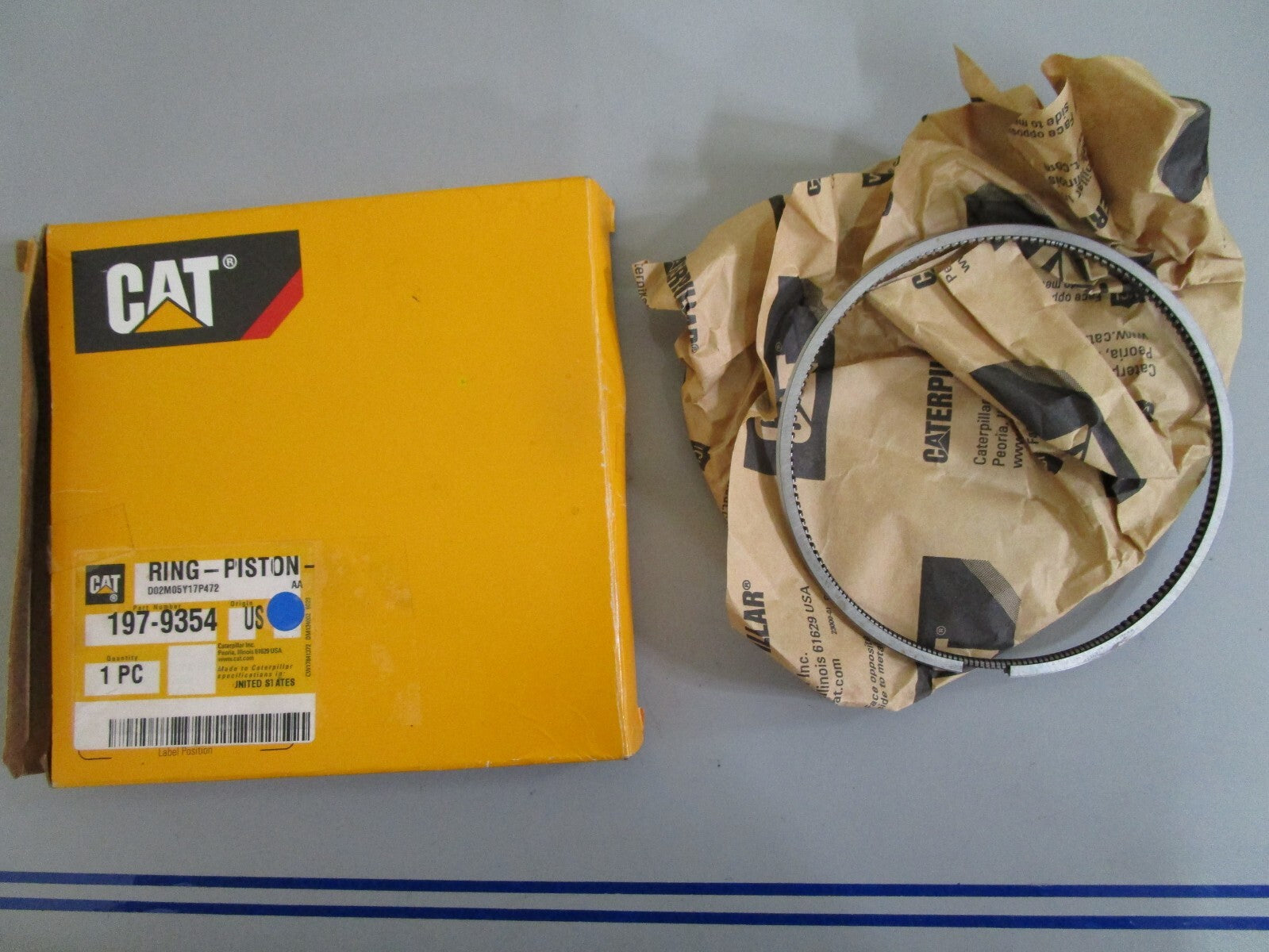 *NEW OEM* 0820 CAT Piston Ring 197-9354