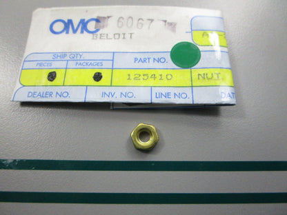 NEW OEM 125410 0125410 OMC Johnson Evinrude Nut 0810